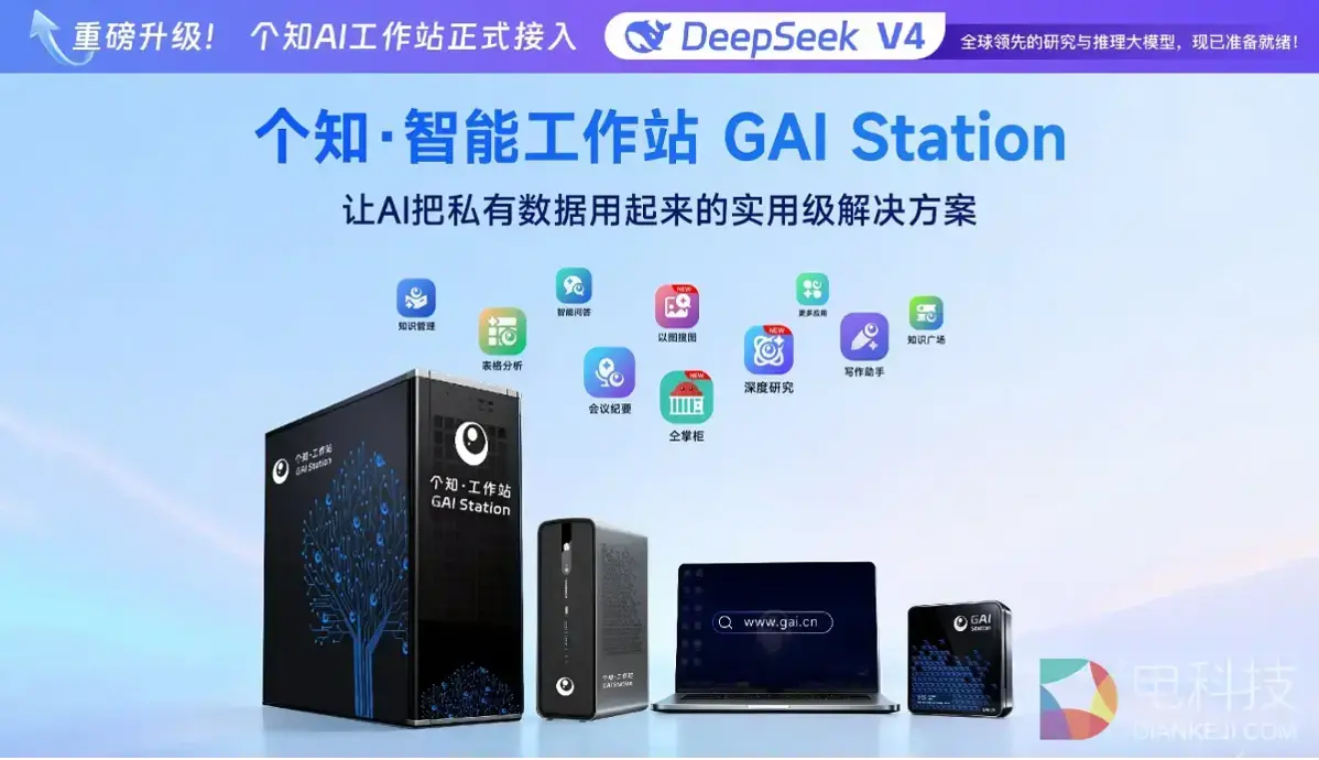 每日互动抢先接入DeepSeek-V4：私部成本降至百万，“个知·智能工作站”全面适配