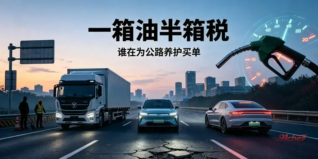 一箱油半箱税：3 亿油车养全国马路，既大且重的电车还能白蹭多久