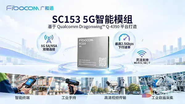 广和通SC153 5G智能模组亮相NetworkX，依托高通平台加速5G智能终端开发