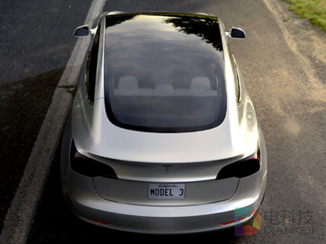 特斯拉为Model3打造太阳能玻璃 能融化积雪