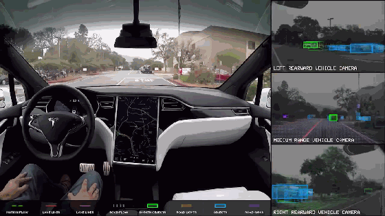 特斯拉完全无人驾驶汽车要上路了 还能识别指示标