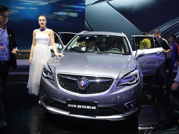  2018款别克昂科威广州车展实拍：28T车型全面换装9AT变速箱