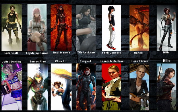 游戏中女性角色的进化史