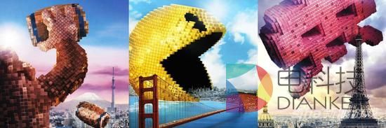 像素风甚至已经吹向电影界，这部《Pixels》将于2015年上映