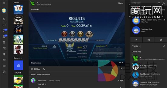 Win10串流Xbox One界面（PC端）