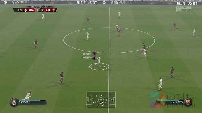 FIFA 16 開賽 1-0 RMA 對 BAR, 上半場.jpg