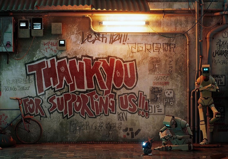 赛博朋克风游戏《HK project》 让你化身小猫探索香港九龙城寨