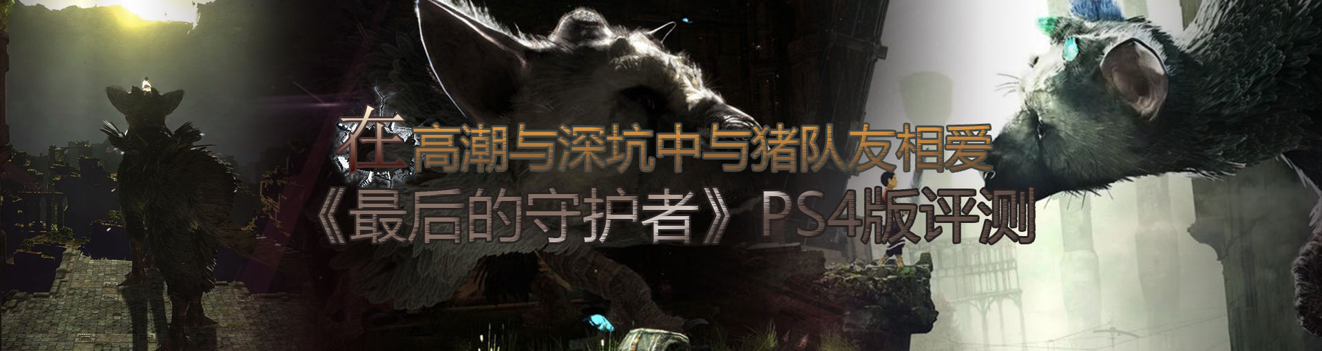 在高潮与深坑中与猪队友相爱 《最后的守护者》PS4版评测