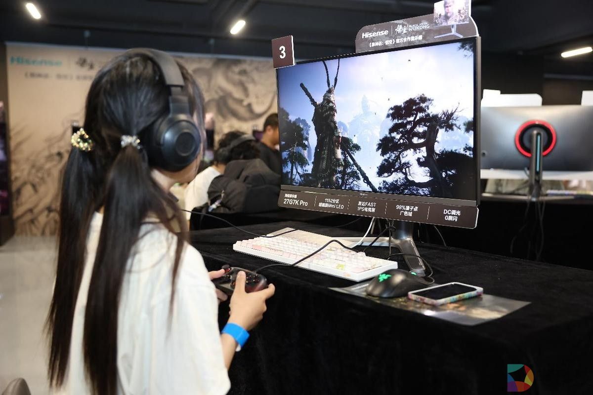 《黑神话：悟空》带动硬件销量大涨，电竞显示器销量同比暴增58%