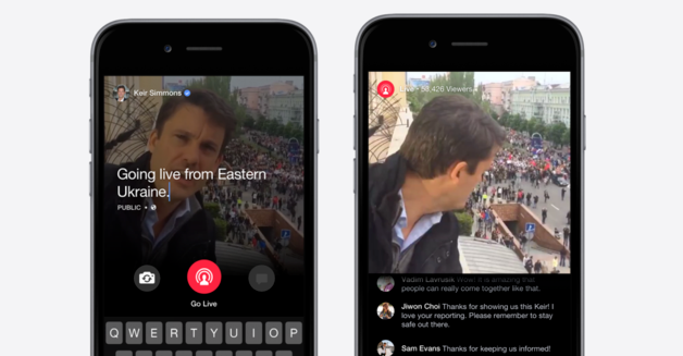 Facebook进军视频直播 直播成新风口？