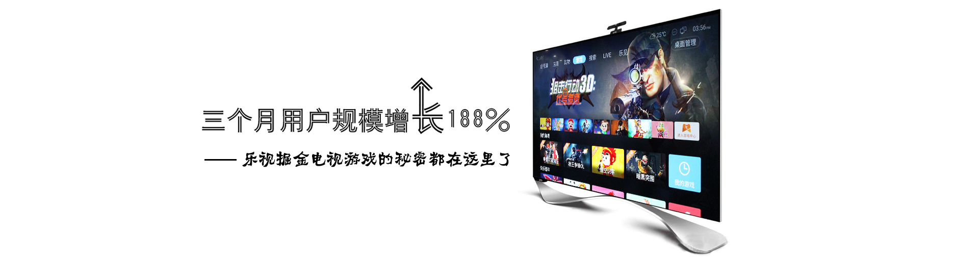 三个月用户规模增长188% 乐视掘金电视游戏的秘密都在这里了