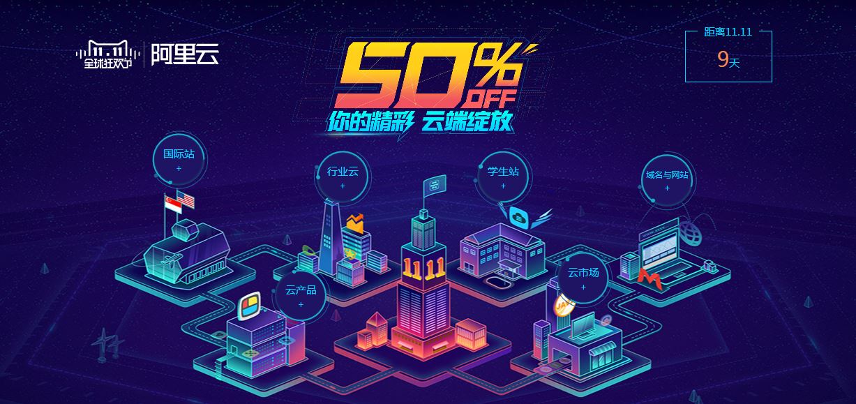 阿里云加入双11全球狂欢节  计算资源也能买买买
