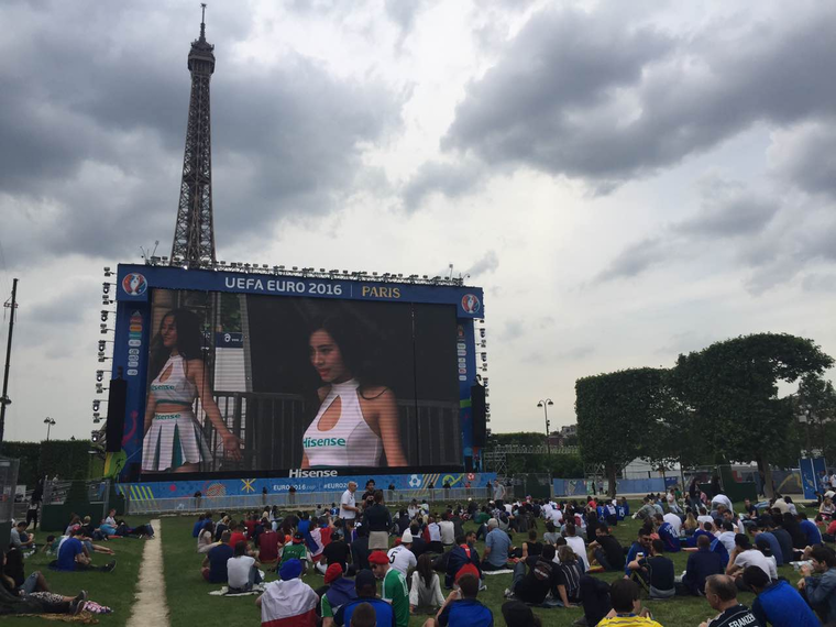 直击赛场内外！“海信绿”刷爆法兰西显强大气场