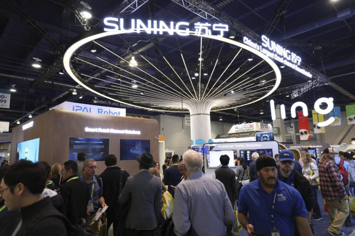 科技改变世界！苏宁携智慧零售惊艳亮相CES2019