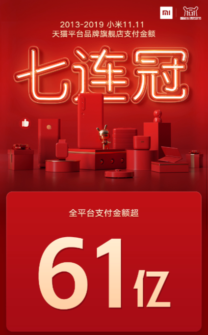 小米笔记本双十一战报出炉：5分钟破1亿销售额 全天大卖7.6万台