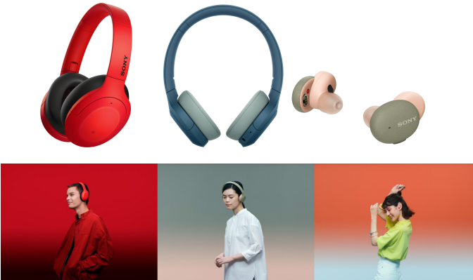 索尼发布h.ear新一代时尚系列耳机WH-H910N、WH-H810以及WF-H800