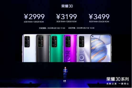 【荣耀30系列发布会产品稿】-潮美外观+超大底+全系潜望式摄像头,荣耀30系列正式发布,定价2999元起(4)4101.