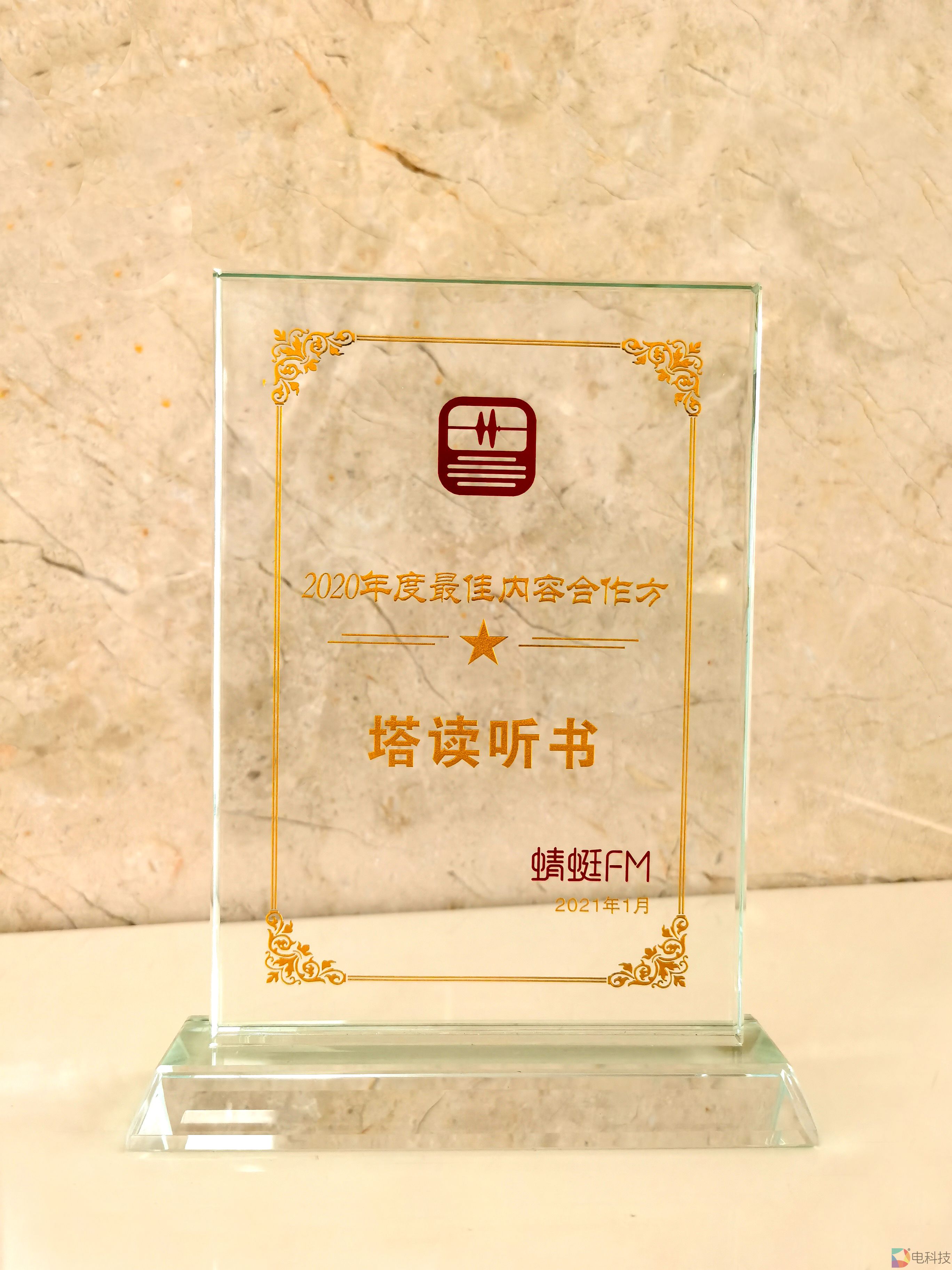 塔读文学旗下听书内容获2020年度最佳内容合作方奖