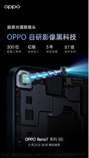 【新闻快讯】OPPO Reno7全球首发IMX709，感光能力大幅提升395.png