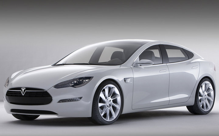 没错 有人用1块钱定了辆特斯拉