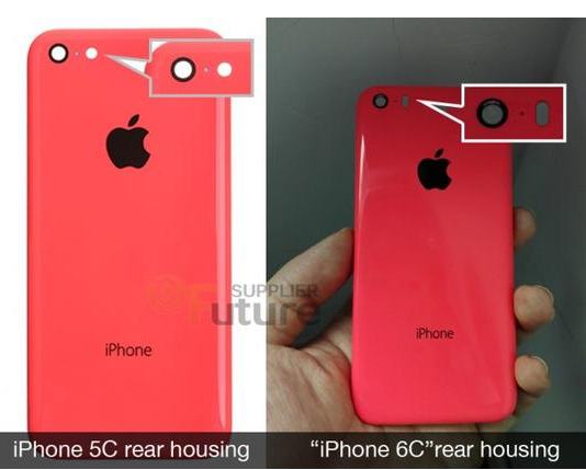 iPhone 6c后壳谍照首曝光：5c与5s的结合体