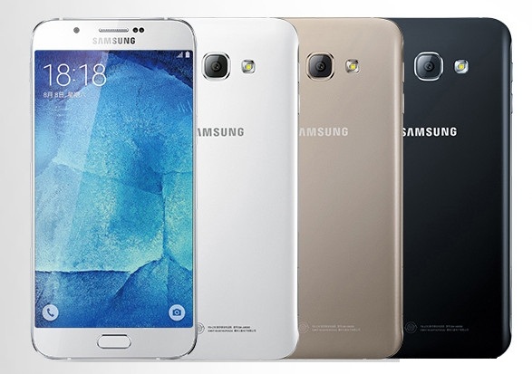 三星史上最薄全金属手机Galaxy A8来了！