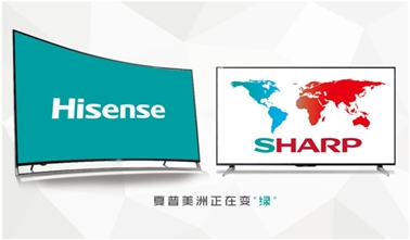 夏普由红变绿 海信2370万美元收购夏普美洲