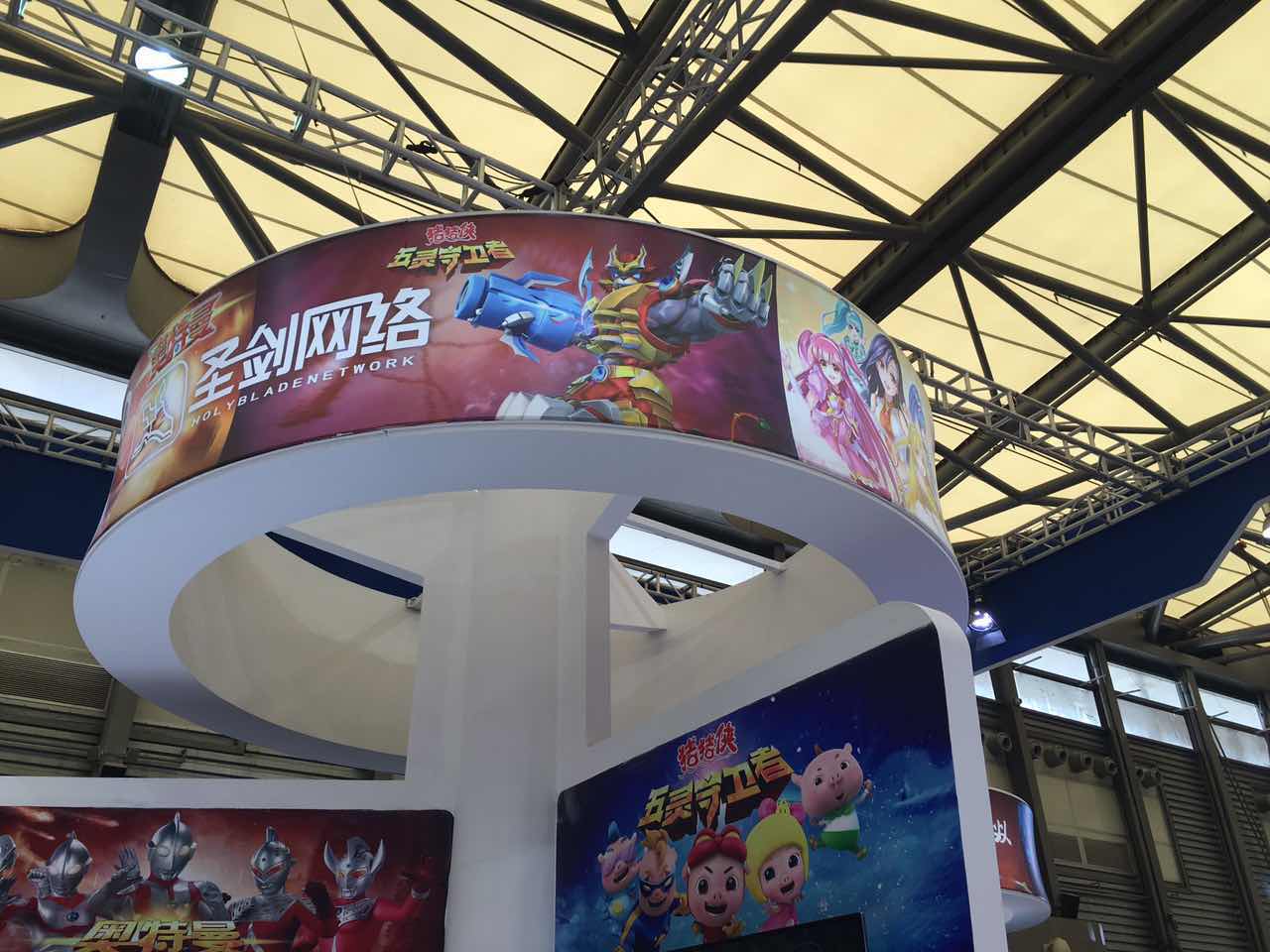 玩家趋之若鹜 CJ现场圣剑网络用电视游戏传递激情