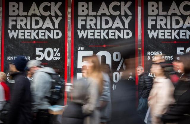 网购蚕食 黑色星期五美国实体店客流一年不如一年