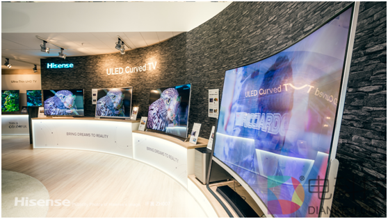 海信电视平均出货尺寸赶超三星、索尼，跃居第一