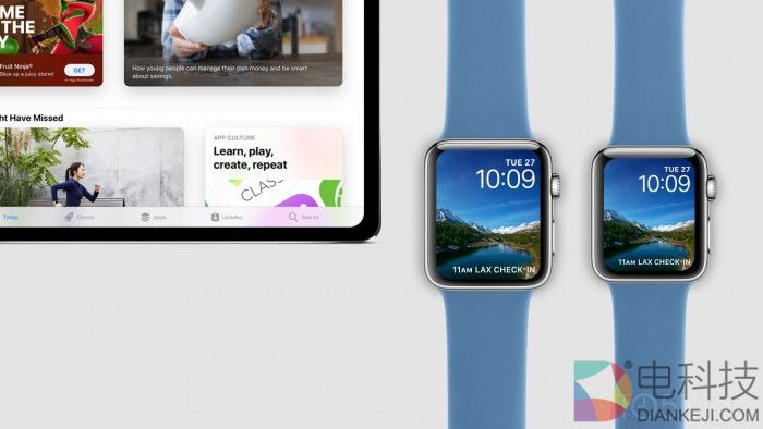 11 英寸 iPad Pro 和 Apple Watch S4 效果图欣赏