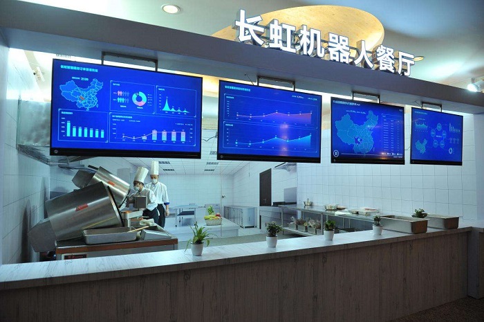  长虹智慧厨房系统    用物联解决团餐痛点