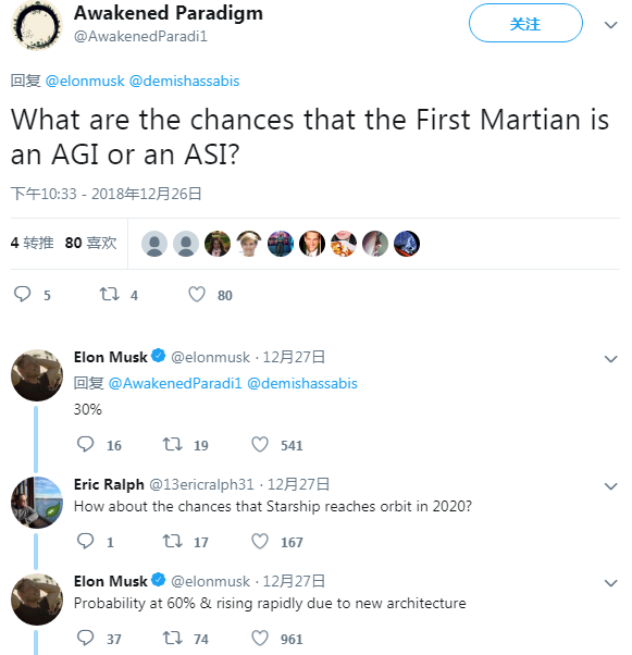 马斯克：不妨让AI机器人成为第一个火星居民