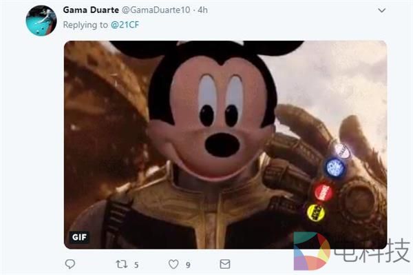 迪士尼正式收购21世纪福克斯 网友:原来米老鼠才是灭霸