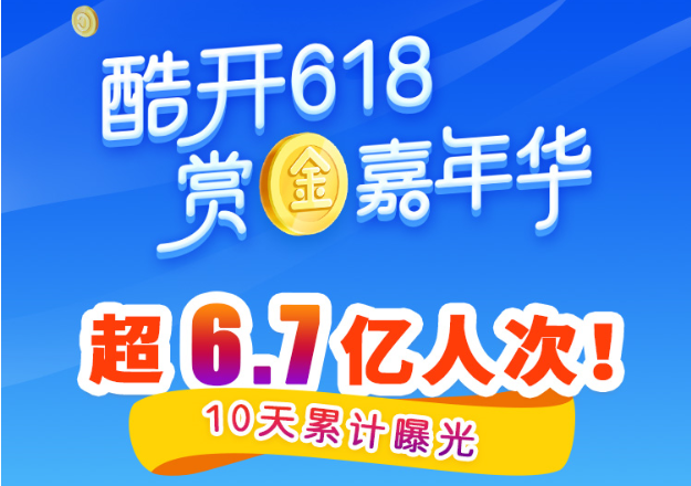 创意玩法盘活大屏流量，酷开网络618再掀狂欢