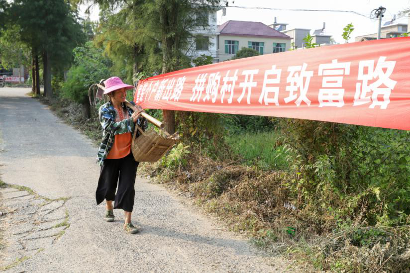  苏宁拼购带火村庄经济  庐山通书院村日产3000件童装棉服
