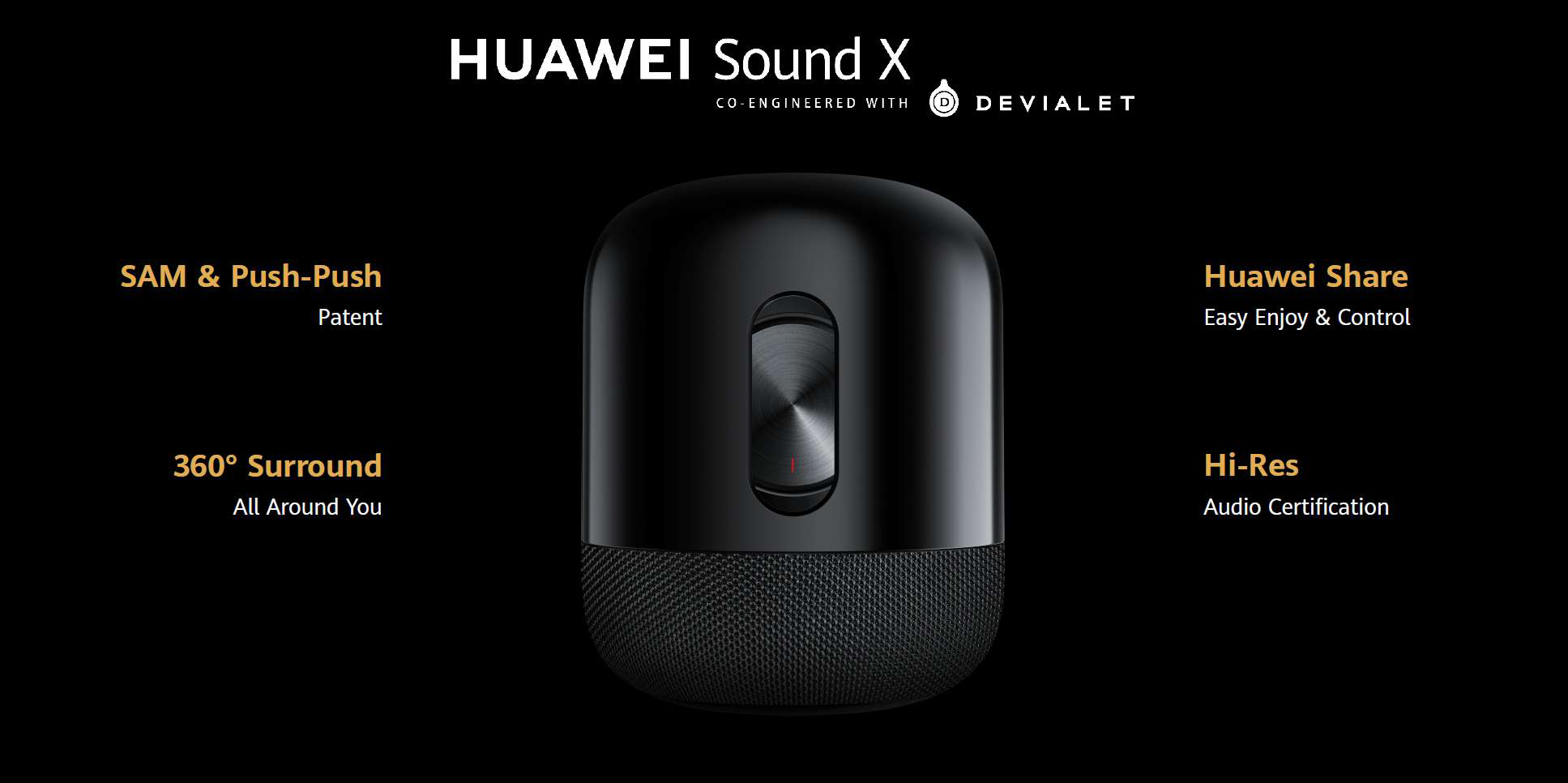 华为智能音箱Soung X正式进军海外市场，售价或将对标HomePod