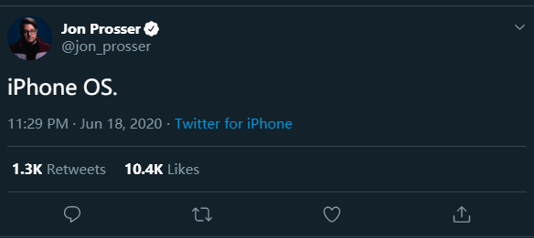  十年一个轮回 苹果或将iOS重新改回iPhone OS