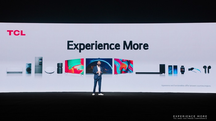 TCL携多款智显综合解决方案亮相CES，柔性显示技术再次惊艳全球