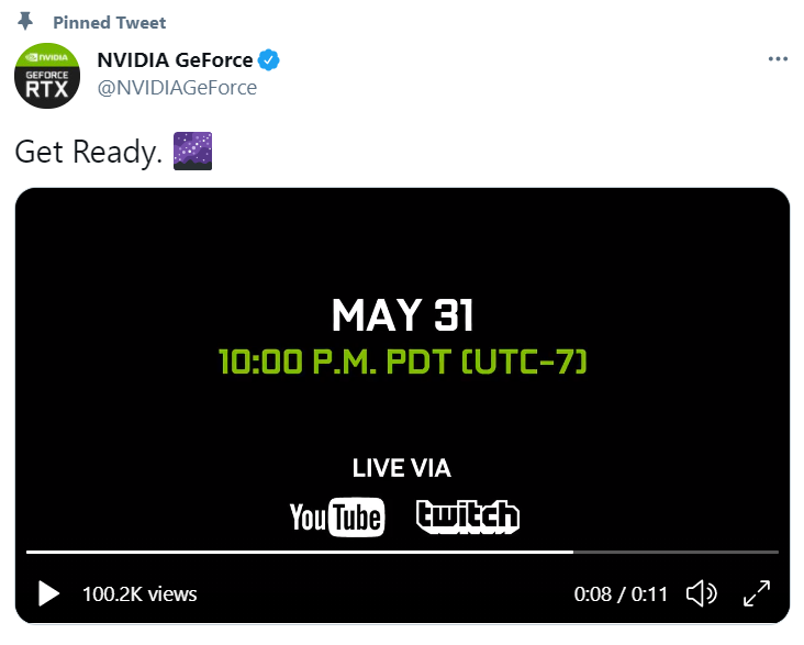  英伟达预计在5月31日公开3080 Ti等产品，但玩家买得到吗？