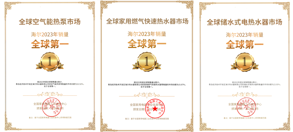  读懂用户，满足用户！成就海尔热水器三项全球冠军