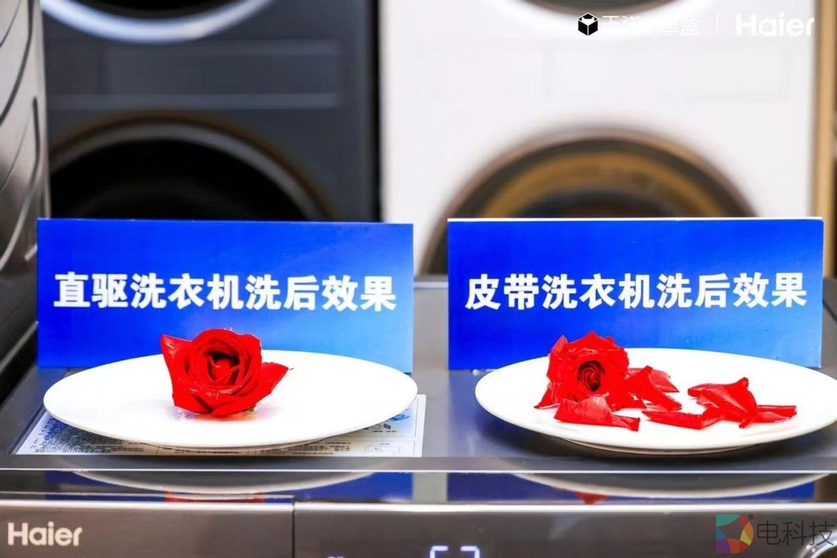 洗衣机为何首选直驱？海尔在《万物皆有理》回答：因为能洗玫瑰花