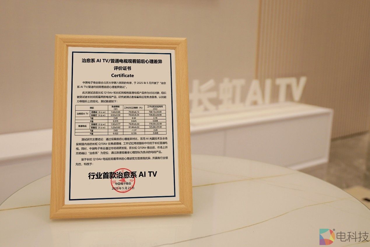 长虹治愈系电视