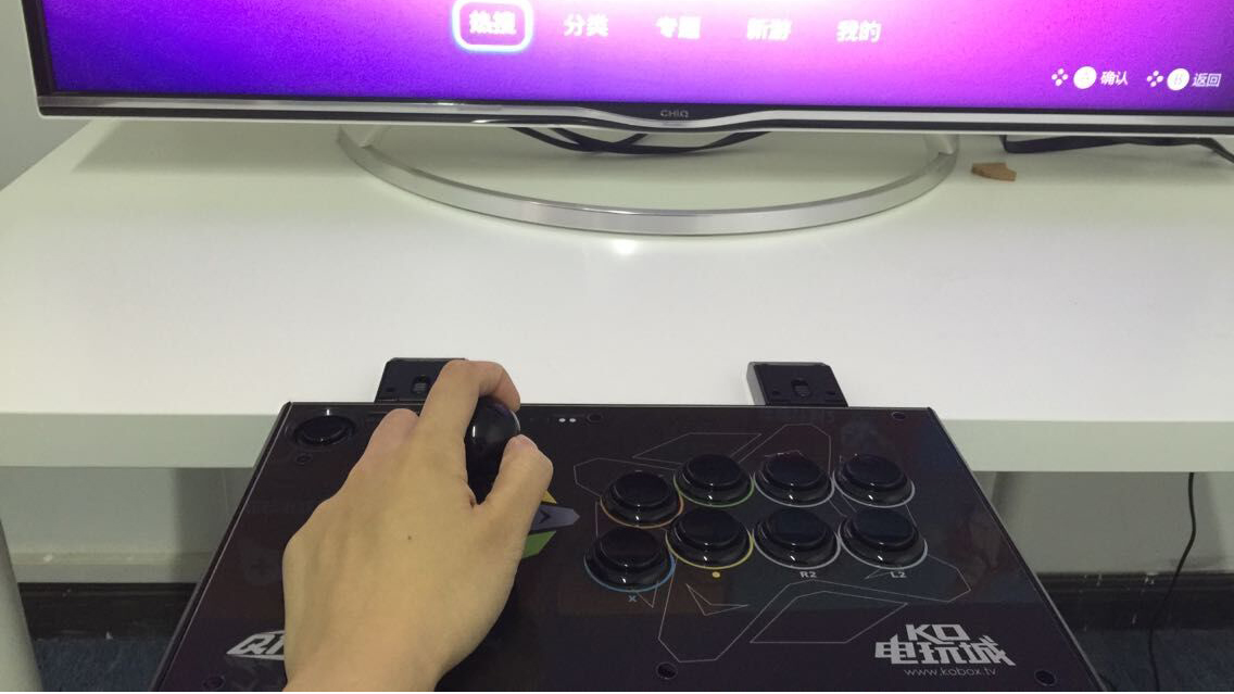 电视游戏新玩法 KO电玩城定制版拳霸街机摇杆图赏