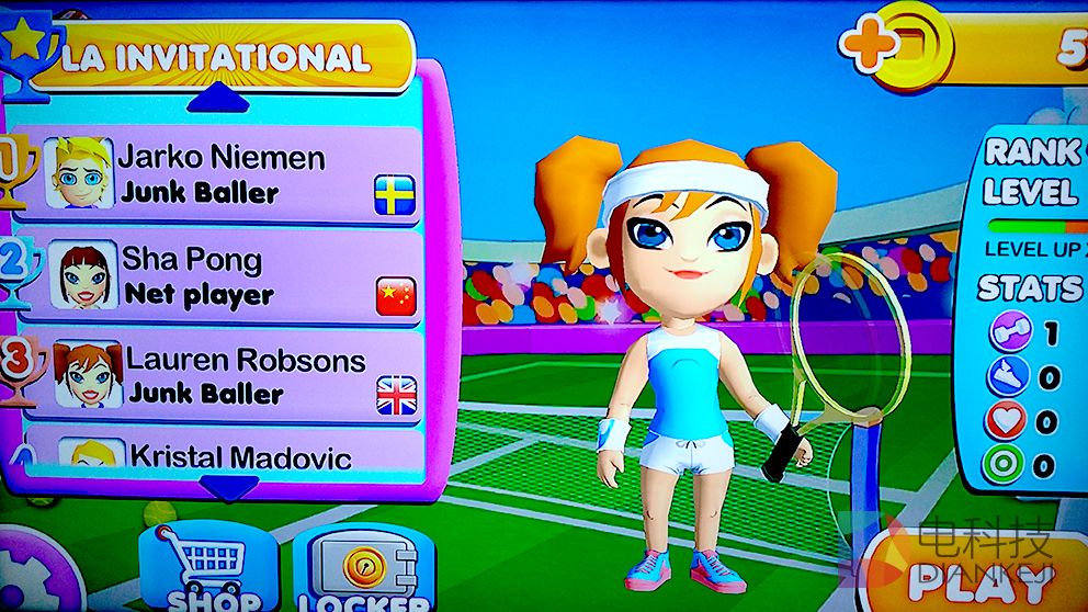 《全明星网球》TV版游戏首测