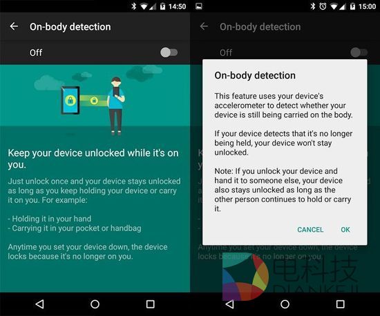 谷歌推新安卓智能锁 自觉判断状态决定是否锁屏
