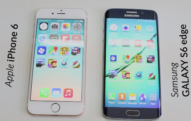 iPhone 6程序运行速度VS三星Galaxy S6