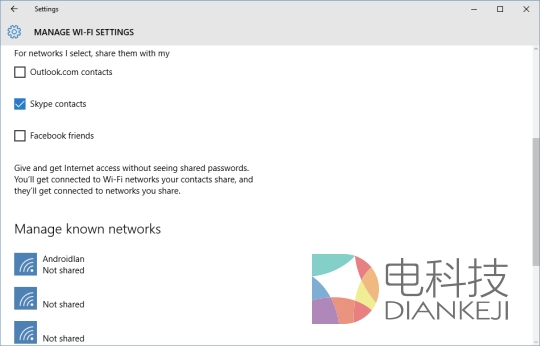 Windows 10,Wi-Fi,共享功