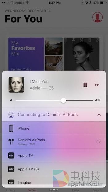 AirPods耳机开箱:苹果新的未来!
