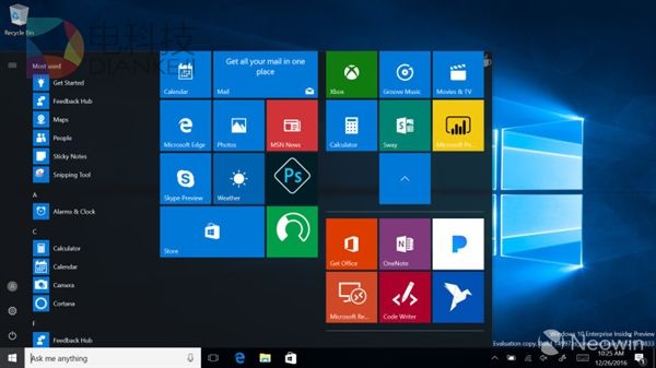 Windows 10全新开始屏幕曝光：磁贴文件夹诞生